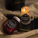 شمع معطر علي شكل مج بألوان مختلفة وروائح نفاذة