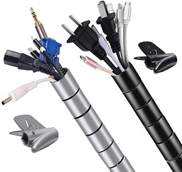 [HH00003328] جراب مجمع ومنظم وخافي للاسلاك والكابلات قابل للقص