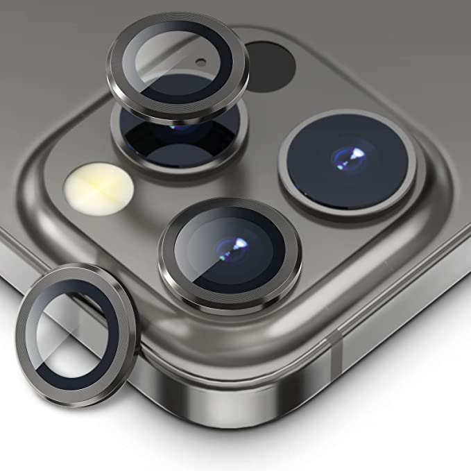 لينس كاميرا ايفون 13 برو و 13 برو ماكس زجاجي للحفاظ عليها وحمايتها من الخدش