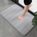 دواسة حمام وبانيو مايكروفيبر ناعم مضاده للانزلاق بالوان مختلفة