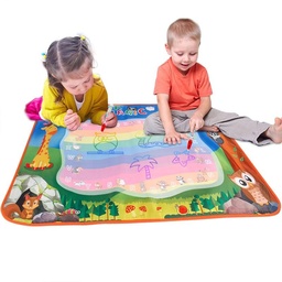 [HH00004158] لعبة 2 في 1 لوحة الرسم المائية السحرية وليدو للاطفال ومشاركة الكبار معهم والاستمتاع بالوقت