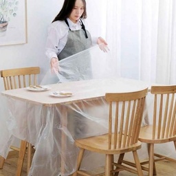 [HH00004692] مفرش سفرة بلاستيك قابل لإعادة الأستخدام 10 قطع سهل التنظيف