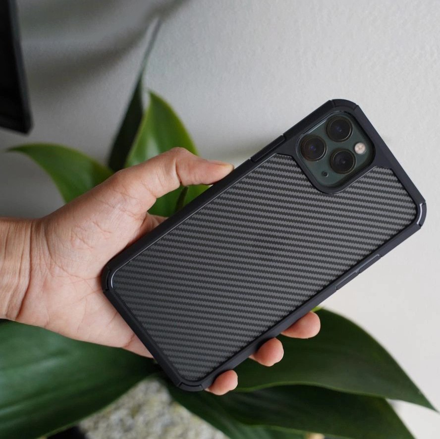 iPhone 13 Pro &amp; 13 Pro Max Textured Transparent Background Protective Case