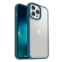 iPhone 13 Pro Max Transparent Plastic Case Colored Edges  