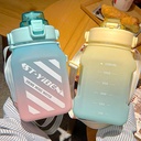 Jumbo Water Bottle With Straw 1500 ml