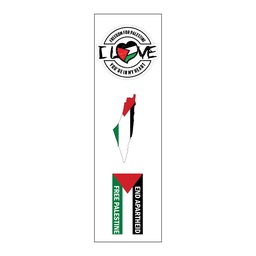 [HH00006856] Free Palestine Vinyl Sticker Pack Reusable &amp; Waterproof
