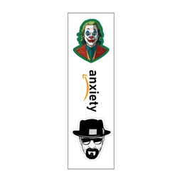 [HH00006860] Joker Vinyl Sticker Pack Reusable &amp; Waterproof