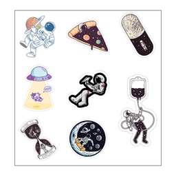 Space Are My Addiction Vinyl Sticker Pack Reusable &amp;