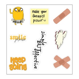 Make Your Therapist Proud Vinyl Sticker Pack Reusable &amp; Waterproof