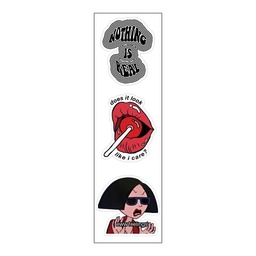 [HH00007038] No thing Is Real Vinyl Sticker Pack Reusable &amp; Waterproof