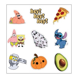 Random Vinyl Sticker Pack Reusable &amp; Waterproof