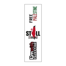 [HH00008511] Still Standing - I’m With Palestine Vinyl Sticker Pack Reusable &amp; Waterproof