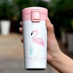 [XZ00000010] مج فلامنجو بارادايس مع مصفاة داخلية استانليس ستيل حراري لحفظ المشروبات ساخنة