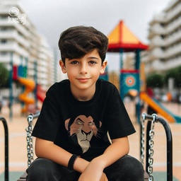 Scar Lion King تيشيرت اطفال قطن باللون الاسود 