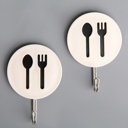 [HH00013509] طقم هوك لاصق لتعليق ادوات المطبخ 3 قطع