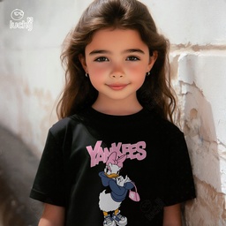 Yankees تيشيرت اطفال قطن باللون الاسود