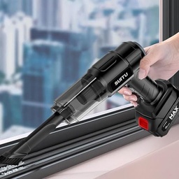 [HH00014317] مكنسة محمولة لاسلكية 2*1 للسيارة والمنزل بقوة شفط قوية تعمل بالشحن