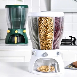 ديسبنسر الحبوب والبقوليات الدوار بأربع تقسيمات داخلية