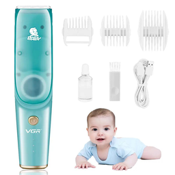 [HH00016184] ماكينة حلاقة الشعر للاطفال ب 3 امشاط سيراميك مختلفة حسب طول الشعر قابلة للشحن