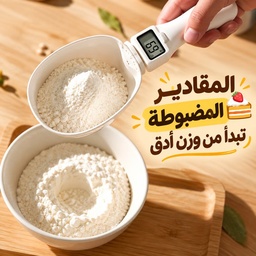 [HH00016245] معلقة ميزان ديجيتال لوزن الطعام والمكونات حتى 800 جرام